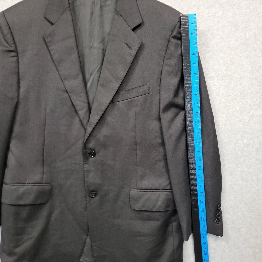 CANALI Italy Wool Dk Gray 2-Button Blazer Jacket AL 13220/32 Mens 41R (US)